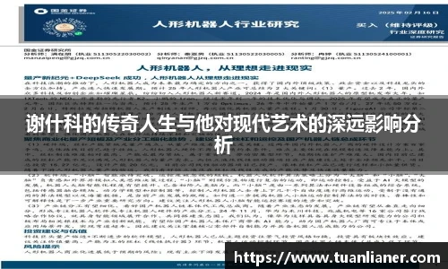 谢什科的传奇人生与他对现代艺术的深远影响分析